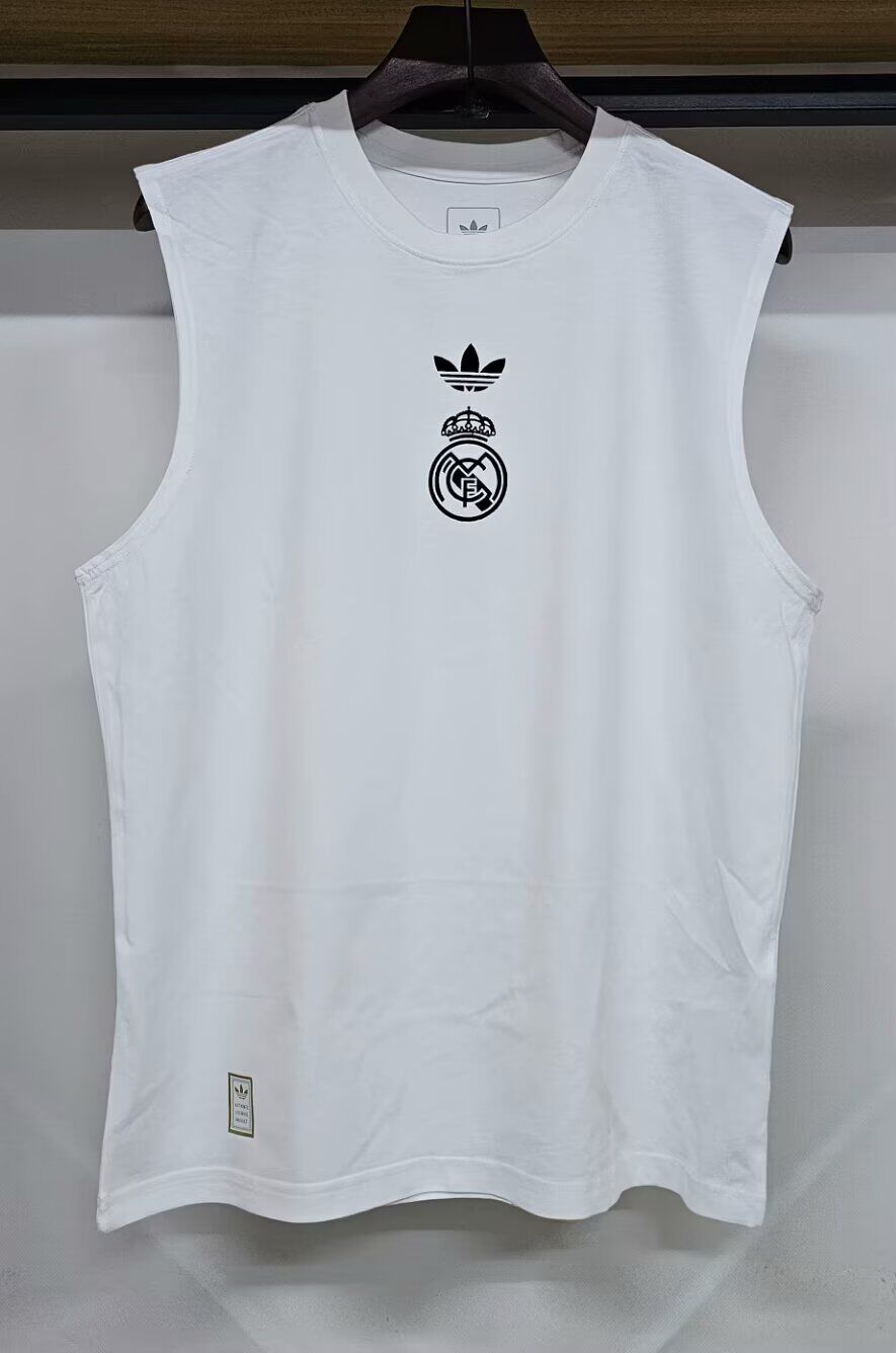 AAA Quality Real Madrid 25/26 White Cotton Vest